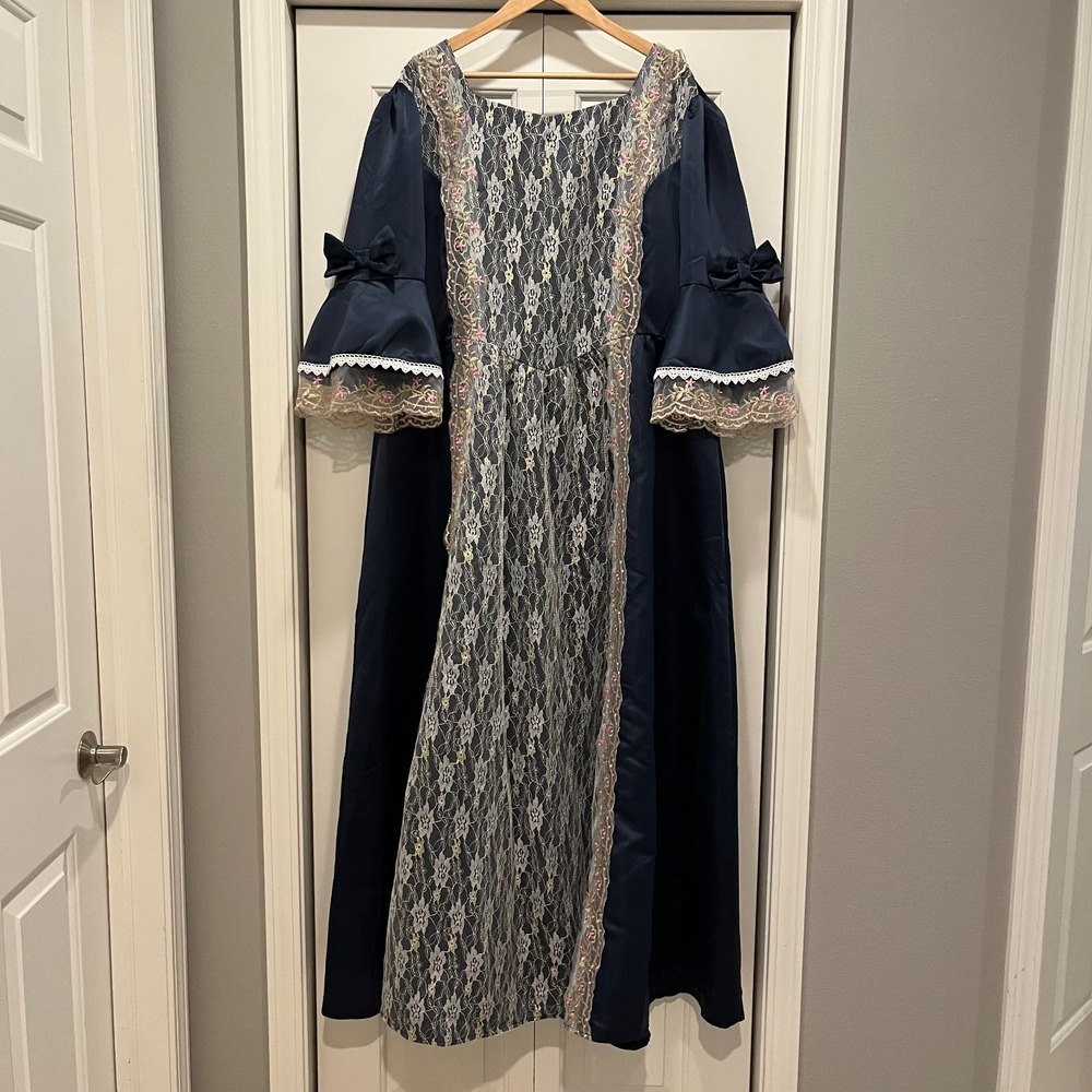 Renaissance Medieval Dress Costume Womens Plus Size 4XL Renfair Cosplay